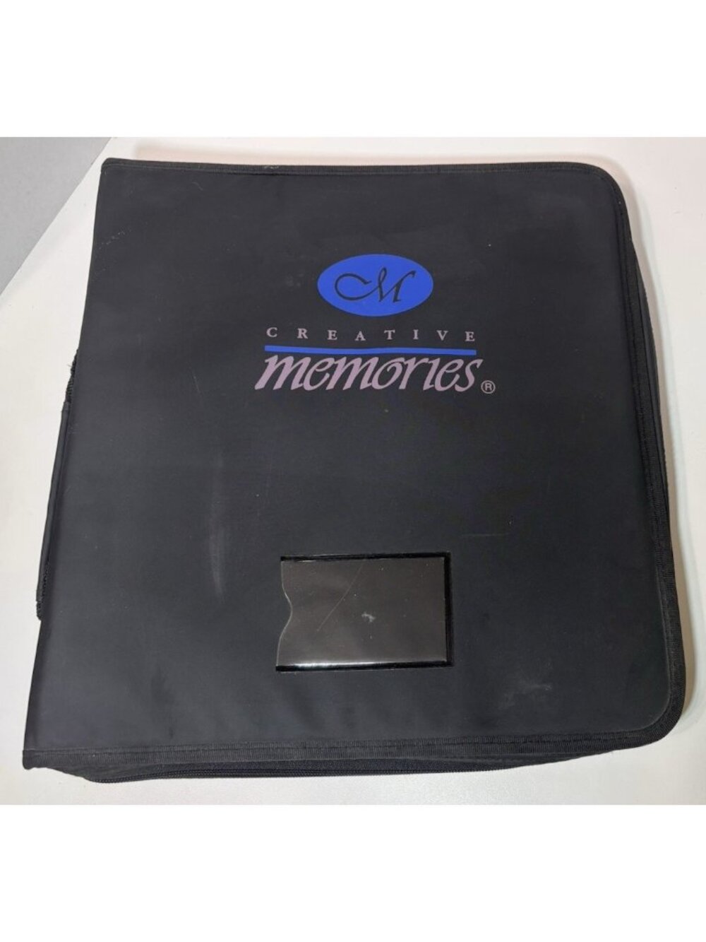 Creative Memories Sticker Binder Zipper Handle Black Memory Mate Storage